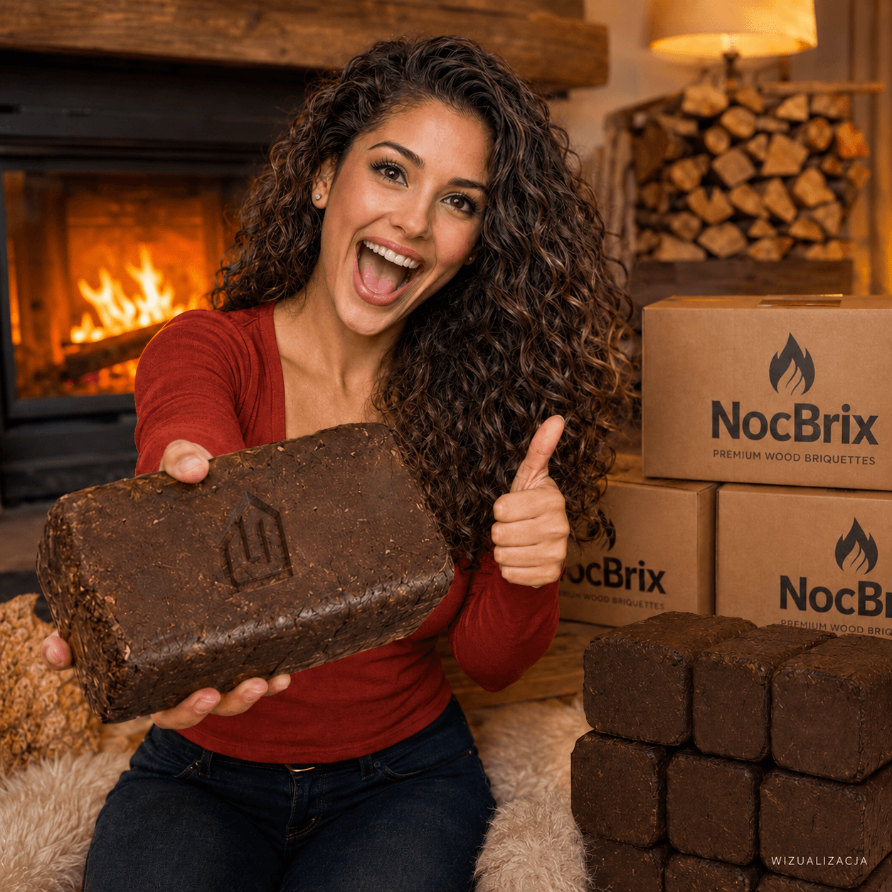 NocBrix™ – Brykiet Bukowy do 8 Godzin Żaru